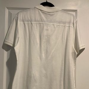 Calvin Klein  white collared polo